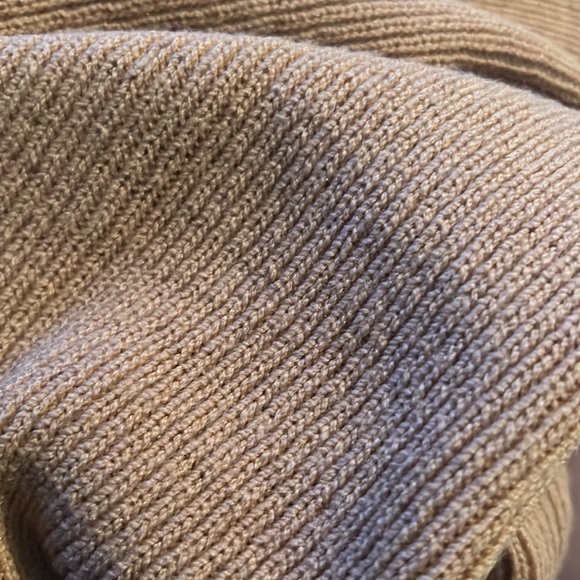 Sidney Gould small women vintage tan sweater vest button down excellent preowned - Picture 6 of 8